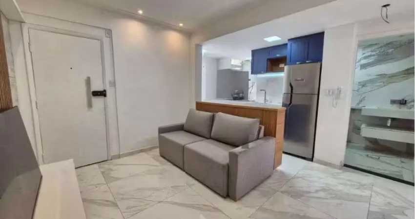 Apartamento com 2 dormitórios à venda, 65 m² por r$ 480.000,00 - pompéia - santos/sp