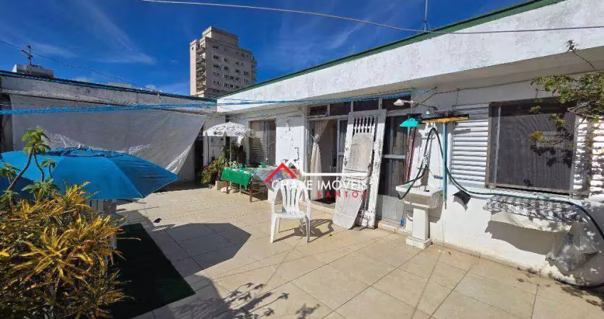 Cobertura à venda, 100 m² por r$ 640.000,00 - gonzaga - santos/sp