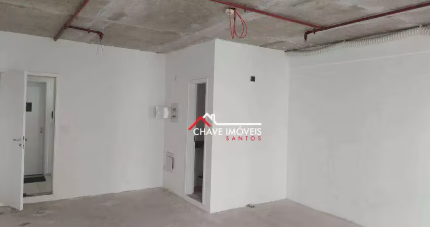 Sala, 42 m² - venda por r$ 200.000,00 ou aluguel por r$ 2.200,02/mês - vila matias - santos/sp