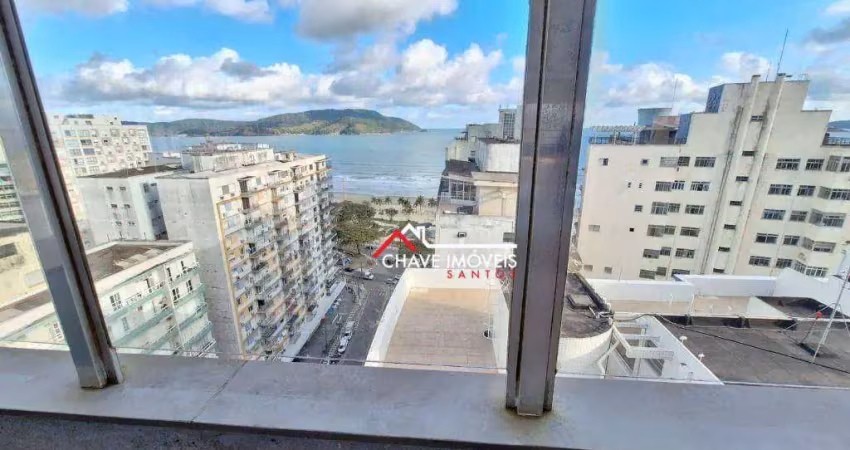 Apartamento com 2 dormitórios à venda, 100 m² por r$ 400.000,00 - boqueirão - santos/sp