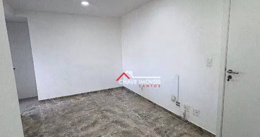 Apartamento com 2 dormitórios, 53 m² - venda por r$ 562.000,00 ou aluguel por r$ 3.780,00/mês - marapé - santos/sp