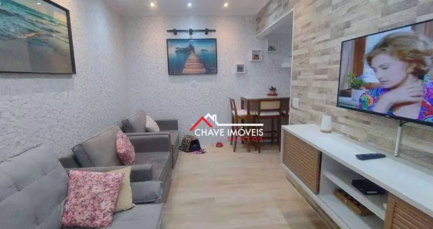 Apartamento com 1 quarto à venda na Avenida Presidente Wilson, José Menino, Santos