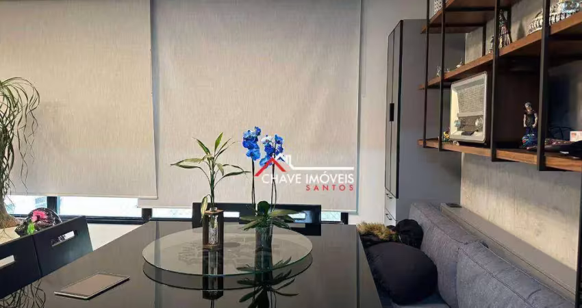 Apartamento com 4 dormitórios à venda, 202 m² por r$ 2.500.000,00 - ponta da praia - santos/sp