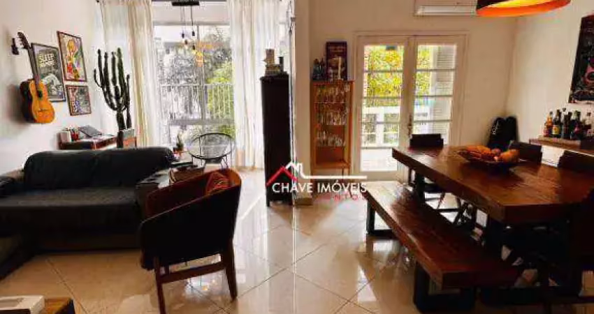 Apartamento com 2 dormitórios à venda, 110 m² por r$ 795.000,00 - boqueirão - santos/sp