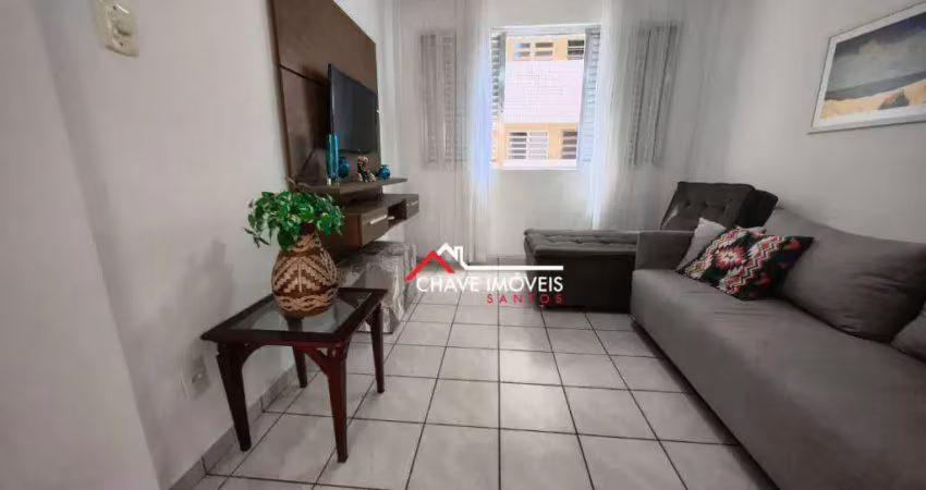 Apartamento com 2 dormitórios à venda, 57 m² por r$ 440.000,00 - gonzaga - santos/sp