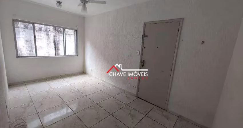 Apartamento com 1 dormitório à venda, 55 m² por r$ 265.000,00 - josé menino - santos/sp