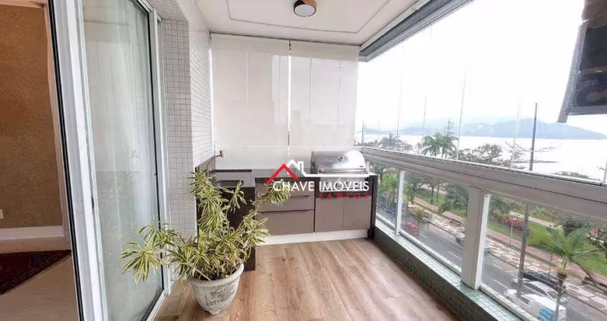 Apartamento com 4 dormitórios para alugar, 272 m² - embaré - santos/sp