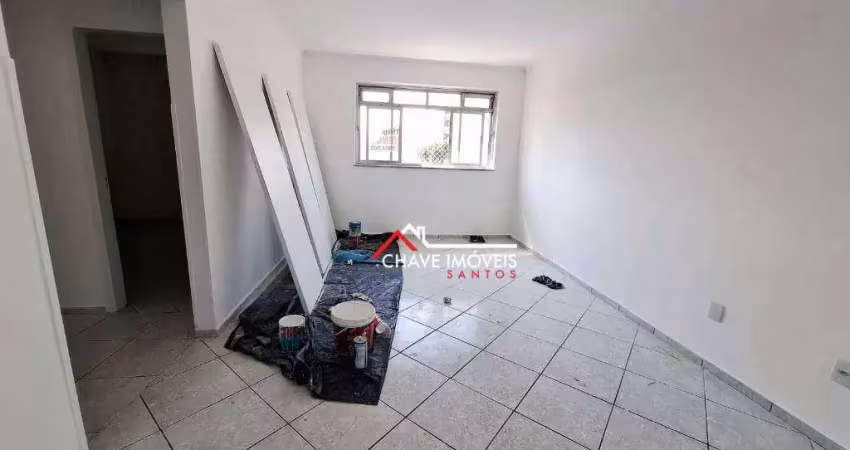 Apartamento à venda com 3 dormitórios, garagem box  bairro marapé, santos/sp