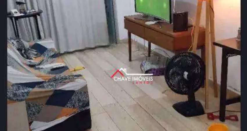 Apartamento com 1 dormitório à venda, 60 m² por r$ 290.000,00 - vila matias - santos/sp