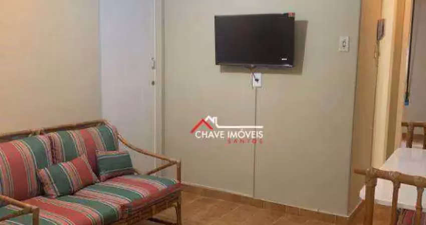 Apartamento com 2 dormitórios para alugar, 52 m² por r$ 3.500,02/mês - boqueirão - santos/sp