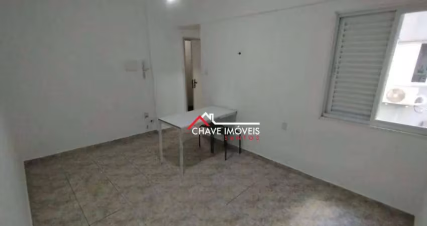 Studio com 1 dormitório para alugar, 28 m² por r$ 2.000,02/mês - embaré - santos/sp