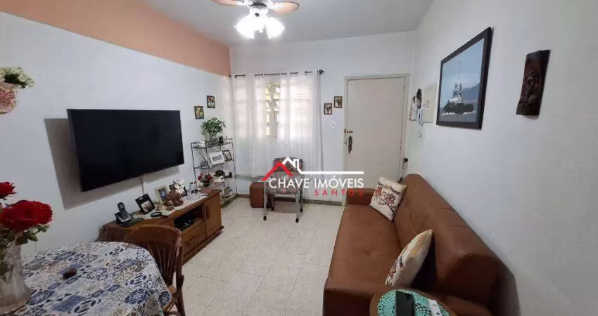 Apartamento com 1 dormitório à venda, 53 m² por r$ 390.000,00 - ponta da praia - santos/sp