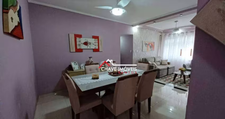 Apartamento à venda, 96 m² por r$ 380.000,00 - josé menino - santos/sp