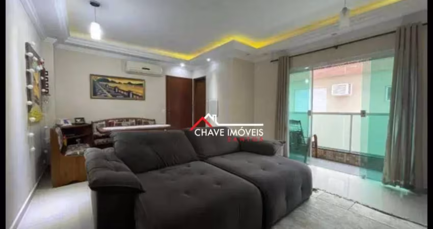 Village com 3 dormitórios à venda, 98 m² por r$ 760.000,00 - marapé - santos/sp