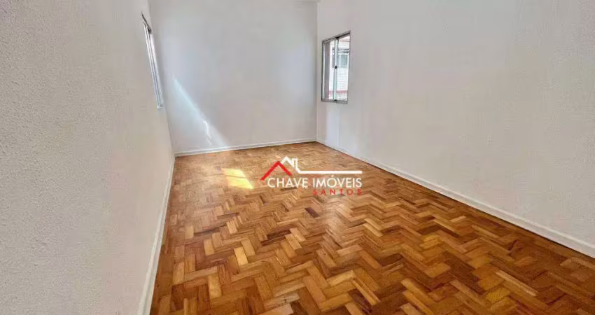 Apartamento com 1 dormitório para alugar, 52 m² por r$ 3.000,02/mês - josé menino - santos/sp