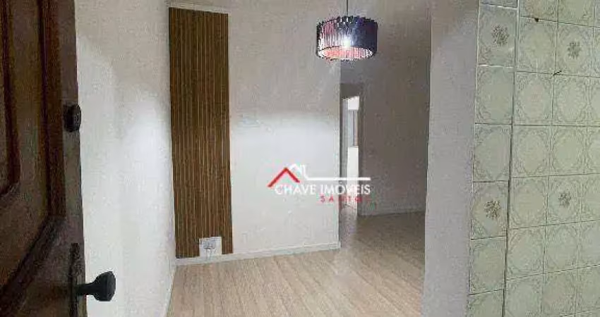 Apartamento com 2 dormitórios à venda, 62 m² por r$ 200.000,00 - saboó - santos/sp