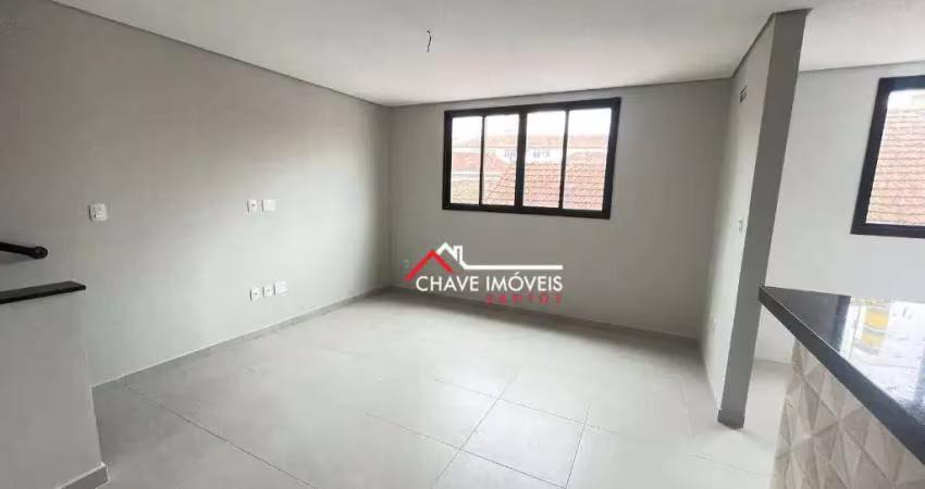 Village com 2 dormitórios à venda, 95 m² por r$ 620.000,00 - campo grande - santos/sp