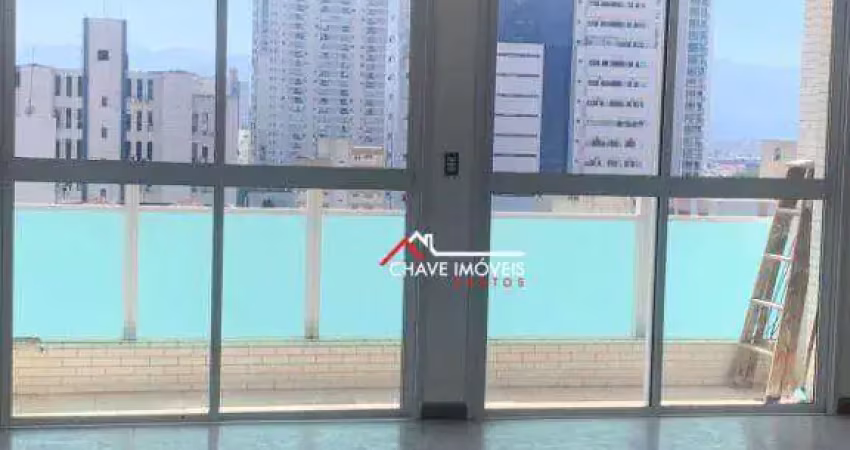 Sala, 44 m² - venda por r$ 545.000,00 ou aluguel por r$ 4.000,02/mês - boqueirão - santos/sp