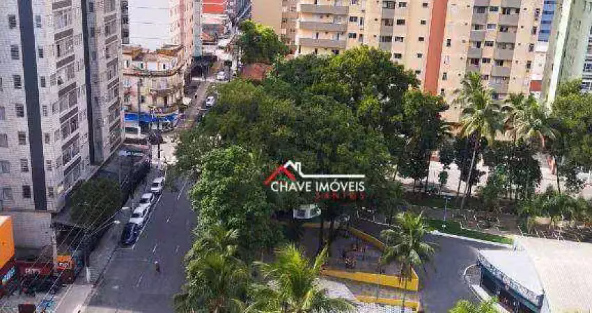 Apartamento com 1 dormitório à venda, 36 m² por r$ 200.000,00 - centro - são vicente/sp