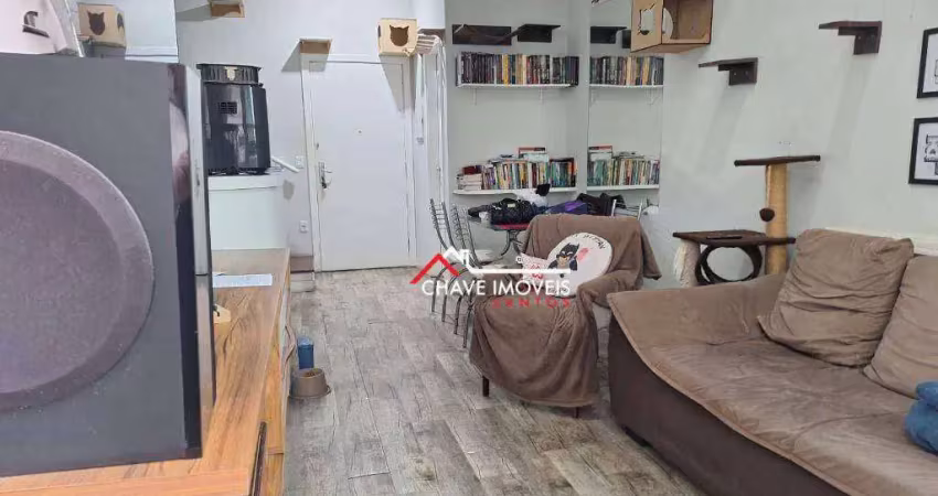 Loft com 1 dormitório à venda, 69 m² por r$ 500.000,03 - gonzaga - santos/sp