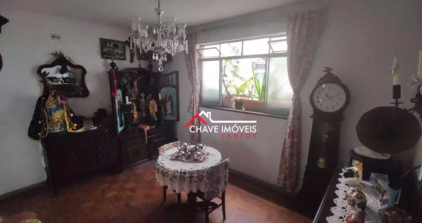 Apartamento com 2 dormitórios à venda, 94 m² por r$ 350.000,00 - marapé - santos/sp
