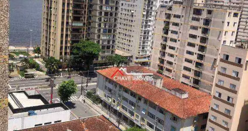Kitnet com 1 dormitório à venda, 30 m² por r$ 224.000,00 - boa vista - são vicente/sp