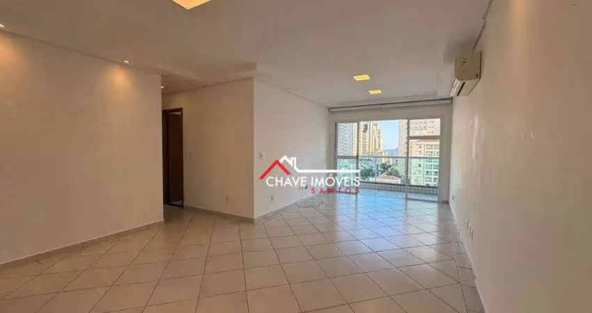 Apartamento com 3 dormitórios à venda, 115 m² por r$ 1.476.888,00 - embaré - santos/sp
