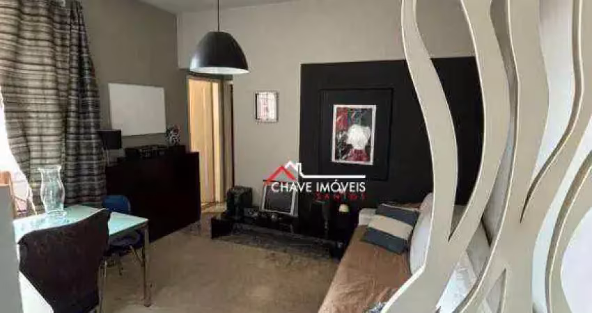 Apartamento com 2 dormitórios para alugar, 70 m² por r$ 2.100/mês - macuco - santos/sp