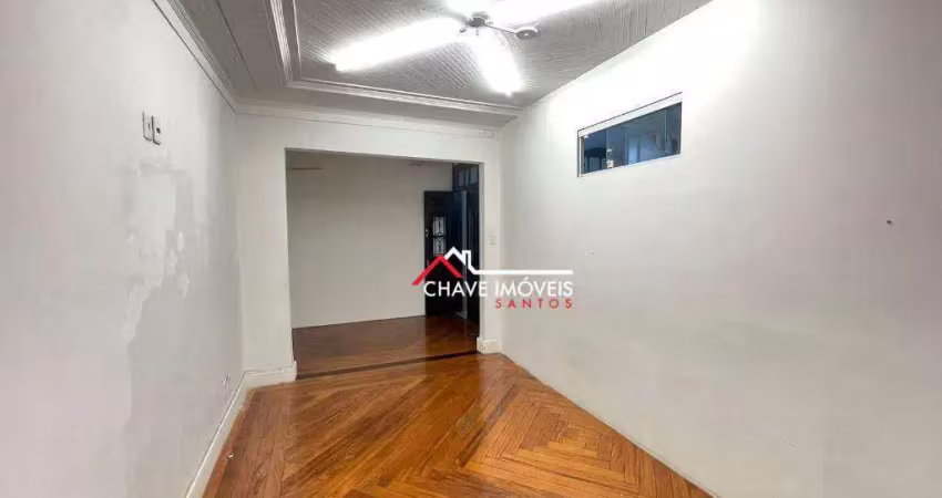 Sala para alugar, 30 m² por r$ 2.000,00/mês - gonzaga - santos/sp