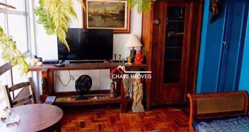 Apartamento com 1 dormitório à venda, 63 m² por r$ 370.000,00 - boqueirão - santos/sp