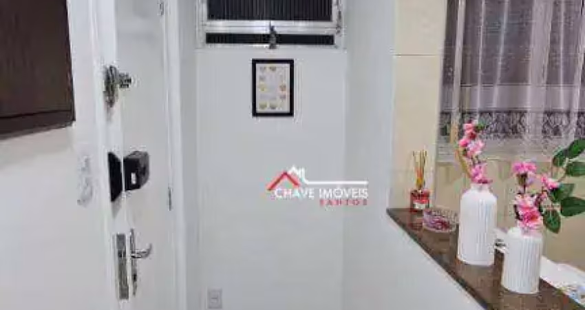 Apartamento com 1 dormitório à venda, 40 m² por r$ 355.000,00 - ponta da praia - santos/sp