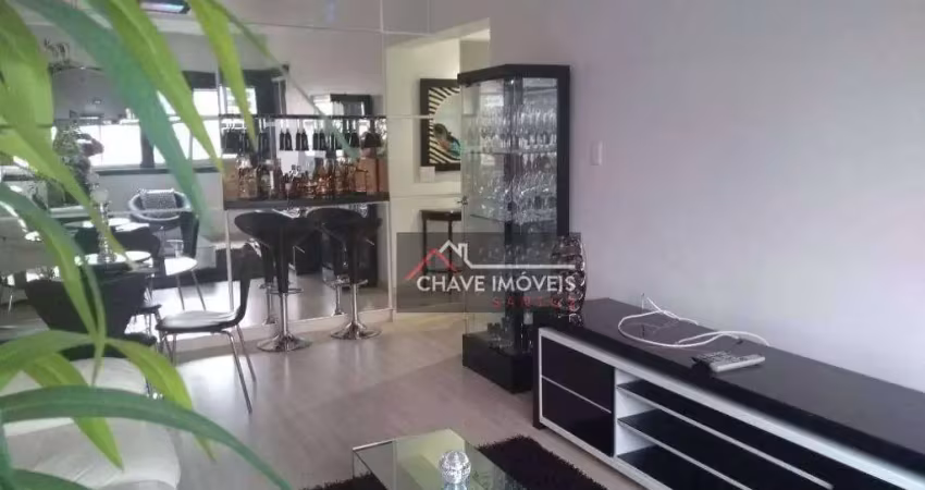 Flat com 2 dormitórios à venda, 47 m² por r$ 458.000,00 - gonzaga - santos/sp