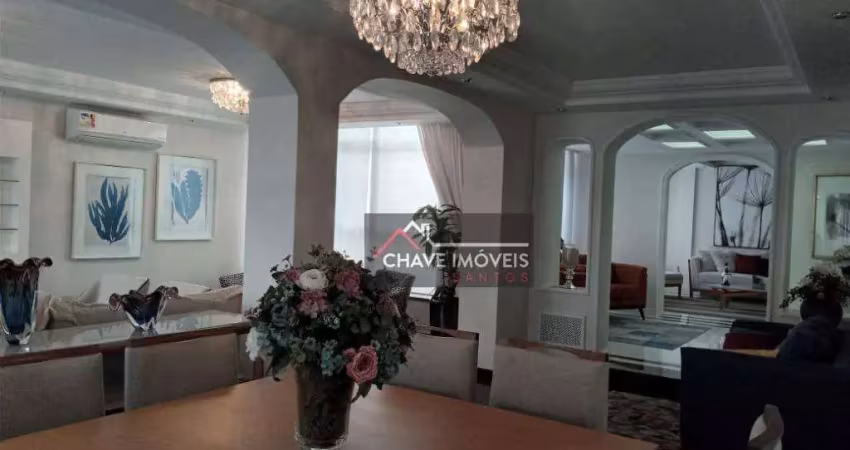 Apartamento com 3 dormitórios à venda, 359 m² por r$ 2.650.000,00 - gonzaga - santos/sp