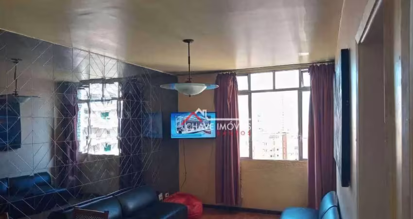 Apartamento com 2 dormitórios à venda, 115 m² por r$ 639.000,00 - gonzaga - santos/sp
