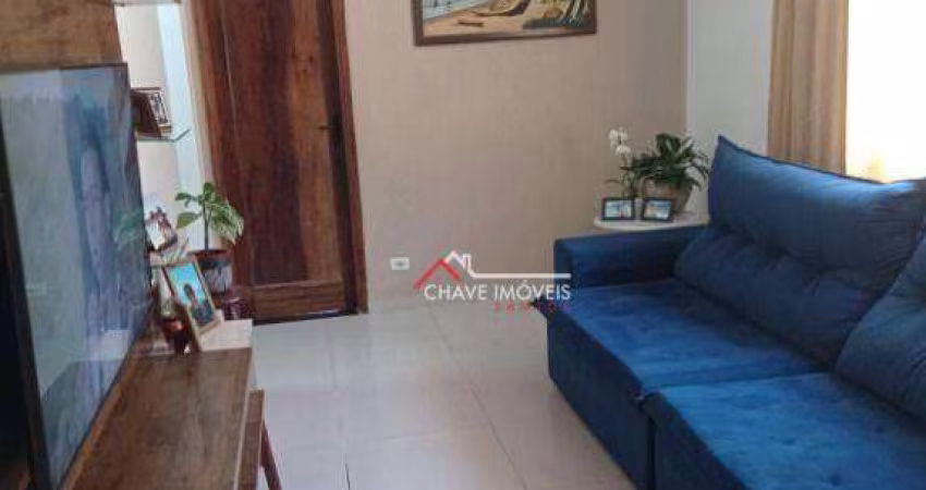 Casa com 3 dormitórios à venda, 98 m² por R$ 640.000,00 - Jabaquara - Santos/SP