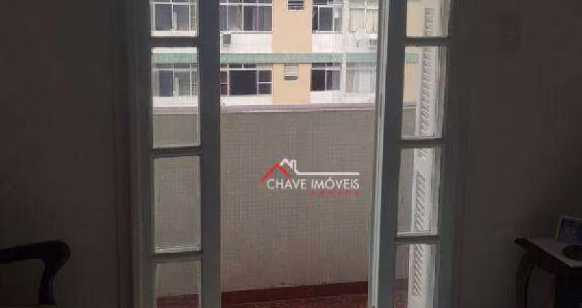 Apartamento com 2 dormitórios à venda, 43 m² por R$ 415.000,00 - Embaré - Santos/SP