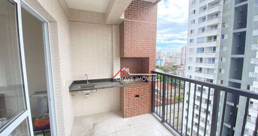 Apartamento duplex com 3 dormitórios à venda, 131 m² por r$ 989.000,00 - vila matias - santos/sp