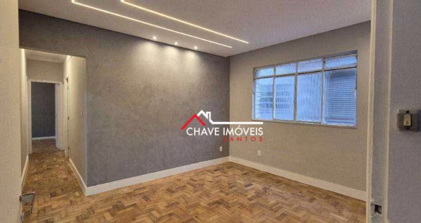 Apartamento com 3 dormitórios, 80 m² - venda por R$ 511.000,00 ou aluguel por R$ 4.200,02/mês - Aparecida - Santos/SP