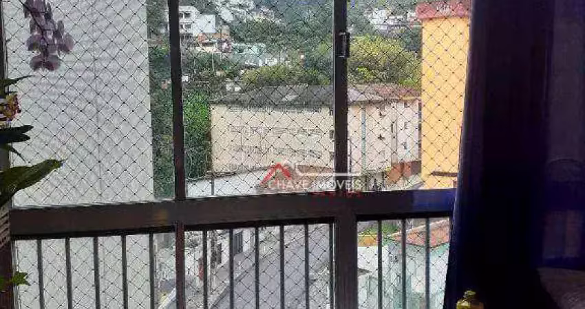 Apartamento com 2 dormitórios à venda, 66 m² por R$ 235.000,00 - José Menino - Santos/SP