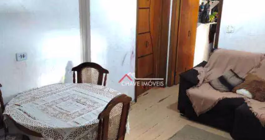 Apartamento com 2 dormitórios à venda, 45 m² por R$ 400.000,00 - Aparecida - Santos/SP