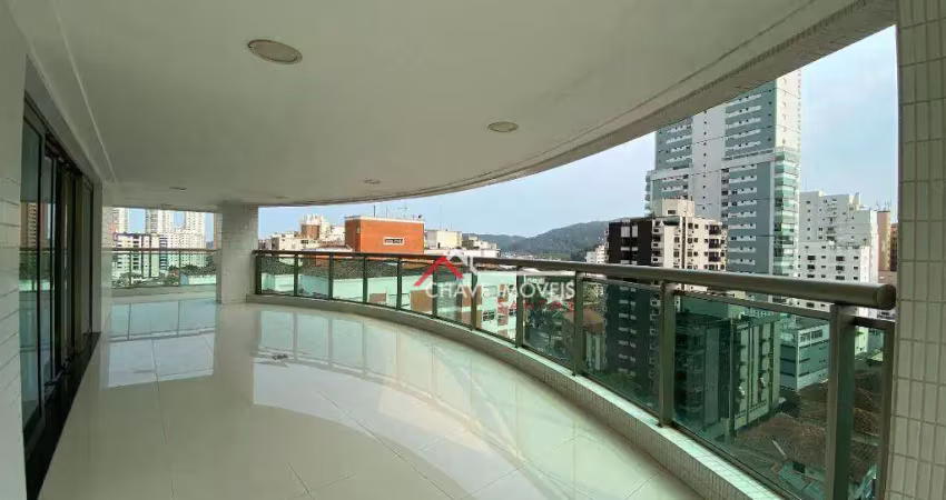 Apartamento com 4 dormitórios à venda, 487 m² por r$ 7.950.000,00 - ponta da praia - santos/sp