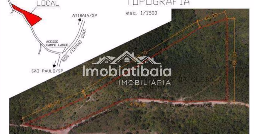 Área com zoneamento ZM2 à venda em Atibaia - 40.000 m²