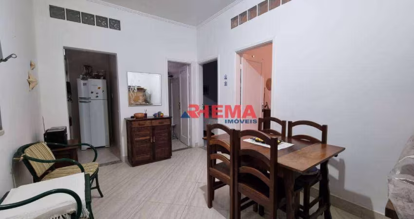 Apartamento com 2 dormitórios à venda, 65 m² por R$ 410.000,00 - Embaré - Santos/SP