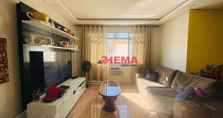 Apartamento com 2 dormitórios à venda, 97 m² por R$ 525.000,00 - Embaré - Santos/SP