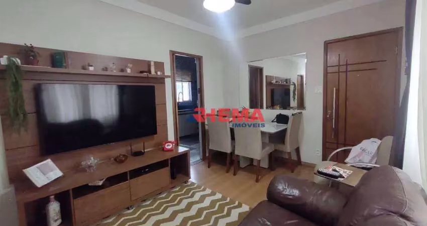 Apartamento com 3 dormitórios à venda, 78 m² por r$ 426.000,00 - gonzaga - santos/sp