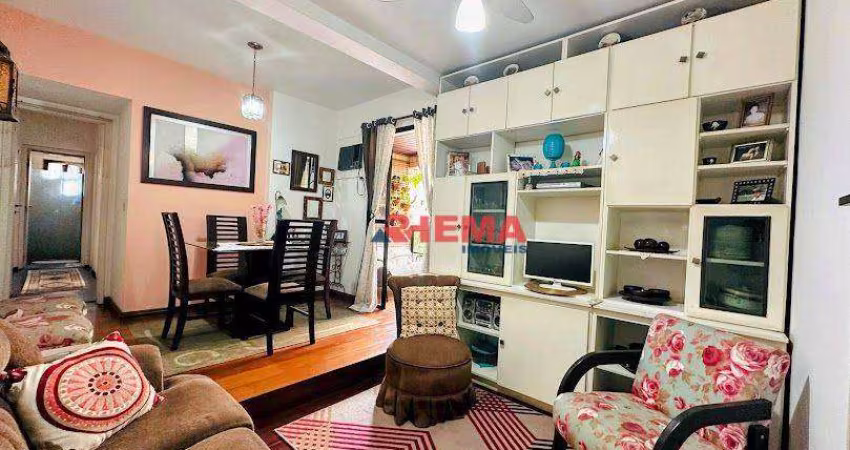 Apartamento com 2 dormitórios à venda, 79 m² por R$ 690.000,00 - Aparecida - Santos/SP