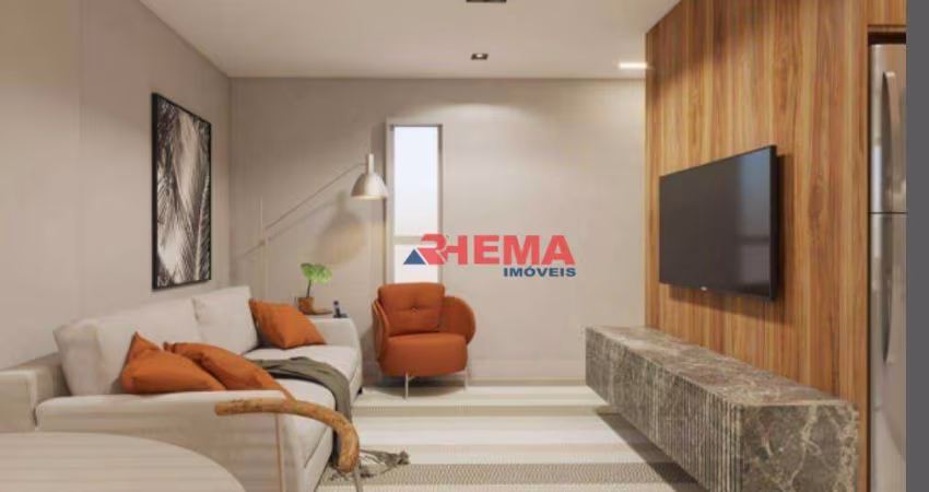 Apartamento com 2 dormitórios à venda, 77 m² por R$ 960.000,00 - Boqueirão - Santos/SP