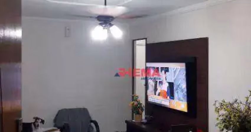 Apartamento com 3 dormitórios à venda, 72 m² por r$ 375.000,00 - aparecida - santos/sp