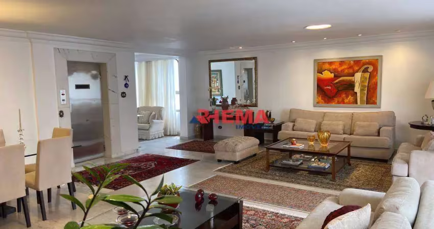 Apartamento com 4 dormitórios à venda, 257 m² por R$ 1.700.000,00 - Gonzaga - Santos/SP