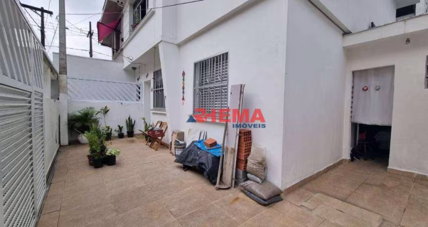 Casa com 2 dormitórios à venda, 64 m² - Aparecida - Santos/SP